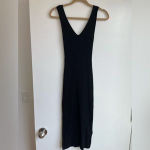 Enza Costa Black Knit Dress